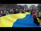 Corteo a Milano per l’Ucraina in occasione del terzo anniversario dall’ invasione russa