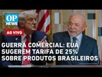 AO VIVO: Flávio Bolsonaro se reúne com Trump e fala sobre eleições e facções; governo Lula reage