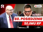60 posiedzenie Sejmu RP dzień pierwszy 17.06.2026 - Transmisja na ŻYWO z obrad Sejmu