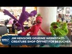 CREATURE SHOP IN NEW YORK: Jim Hensons geheime Muppets-Puppenwerkstatt öffnet erstmals für Besucher