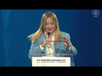 Meloni a Congresso Uil: Grazie a Bombardieri detto "Bomba", nome aiuta. Con "Meloni" più difficile
