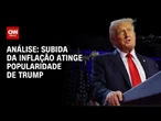Trump tem popularidade atingida após EUA registrar maior nível de inflação em três anos