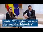 Junts afirma que el acuerdo para el reparto de menores "corrige la desigualdad" con Cataluña