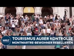 PROTESTE IN PARIS: Touristenmassen überrennen Stadt der Liebe - Anwohner verzweifelt und wütend