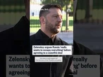 Zelenskyy argues Russia 'really wants to occupy everything' before agreeing to a ceasefire deal