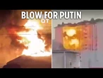 Ukraine unleashes Brit missiles in heaviest blitz on Russia in months