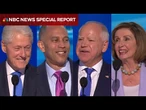 Full Special Report: Gov. Tim Walz, President Bill Clinton, Nancy Pelosi more speak at DNC Day 3