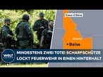 IDAHO: Perfider Hinterhalt! Scharfschütze schießt plötzlich auf Feuerwehrleute während Brandeinsatz