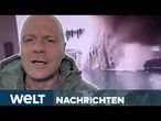 PUTINS KRIEG: Heftiger Treffer an Krim-Brücke! Explosion! Ukraine feuert Drohne ab | WELT STREAM