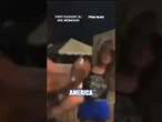 SHOCKING video shows migrant assaulting woman for wearing America 250 top #foxnews #shorts