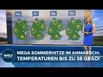 HITZEWELLE IN DEUTSCHLAND! Bis zu 38 Grad – Jetzt geht es los mit dem Sommerwetter!