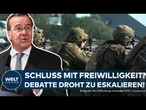 DEUTSCHLAND: Debatte um Wehrdienst heizt sich auf – Pistorius-Entwurf gestoppt! Union macht Druck
