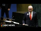 Netanyahu uses U.N. speech to speak to hostages and Hamas via loudspeakers in Gaza