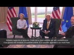 Dazi, Trump: "L'Ue acquisterà 750 mld di dollari di energia e investirà 600 mld in Usa"