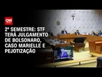 STF terá julgamento de Bolsonaro, caso Marielle e pejotização no 2º semestre | AGORA CNN