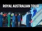 LIVE: King Charles and Queen Camilla arrive in Australia for first tour since becoming monarch