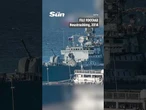 Putin's warship conducts live-fire drills just 46 miles off Britain's coast