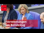 Schon wieder! Klöckner muss gleich gegen zwei AfD-Männer durchgreifen