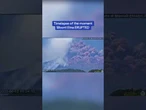 Timelapse of the moment Mount Etna erupted