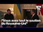 La rencontre entre Volodymyr Zelensky et Keir Starmer, au lendemain du clash avec Donald Trump