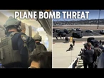 Armed cops board plane after bomb threat made against Hawaiian Airlines jet
