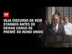 Meu trabalho está feito, diz Keir Starmer ao deixar cargo de premiê do Reino Unido | CNN NOVO DIA
