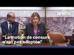 La motion de censure déposée par LFI rejetée par l'Assemblée nationale