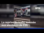 Panne à gare de l'Est: des passagers du RER E sur les voies pour évacuer les trains
