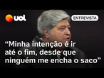 Datena diz que pretende ser candidato até o fim, mas não garante: 'Se ninguém me encher o saco''
