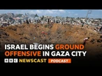 Where will Gaza City residents go after Israel's offensive begins? | BBC Newscast
