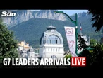 LIVE: G7 leaders arrive ahead of summit in Evian-les-Bains, France