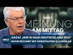 ISRAEL: Gaza? "Wie in Nazi-Deutschland 1945" Mohr rechnet mit Rufen nach Zweistaaten-Lösung ab