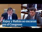 Rajoy y Rufián se encaran en el Congreso: "Que no estamos en el palco del Bernabéu"