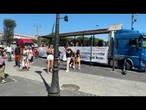 Danza in strada al Roma Pride con i colori dell'arcobaleno