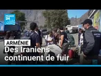 Malgré le cessez-le-feu, de nombreux Iraniens continuent de fuir vers l’Arménie • FRANCE 24