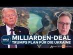 USA: Donald Trump gibt Milliarden für Rohstoffe – doch was hat die Ukraine davon?