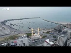 Da una citta' nomale a un cumulo di macerie, Gaza City prima e dopo l'inizio della guerra