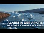 ARKTIS: Grönlands Eisdecke schmilzt dramatisch! NOAA-Bericht zeigt besorgniserregende Entwicklung!