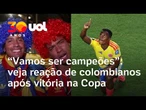 Colõmbia vence Gana na Copa e torcedores provocam Argentina e França: 'Vamos dominar Messi e Mbapé'