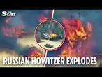 Ukraine DESTROYS Russian D-30 howitzer sparking huge explosions in Kherson