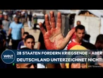 ISRAEL: 28 Staaten fordern sofortiges Ende des Gaza-Kriegs! Deutschland und USA halten sich zurück