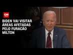 Biden vai visitar áreas afetadas pelo Furacão Milton | CNN 360°