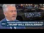 USA: "Das birgt viel Sprengstoff!" Trump schickt Nationalgarde gegen Demonstranten in Los Angeles