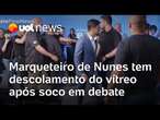 Duda Lima, marqueteiro de Nunes agredido por assessor de Marçal, tem descolamento do vítreo