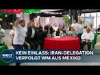 WM 2026: Iranische Delegation schaut Eröffnungsspiel gegen Neuseeland aus Tijuana