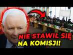 KACZYŃSKI NIE STAWIŁ SIĘ PRZED KOMISJĄ! Nie zdążył, bo wraca z Brukseli. Wiadomo, co mu za to grozi