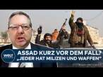 KRIEG IN SYRIEN: Assad vor dem Fall? Rebellen weiter in Offensive! Armee zieht sich teilweise zurück