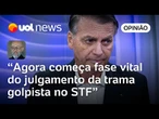 STF deve encerrar julgamento do núcleo de Bolsonaro até outubro, diz Josias de Souza