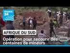 Afrique du Sud : opération pour secourir des centaines de mineurs coincés sous terre depuis des mois