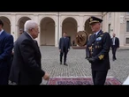 Mattarella riceve il Presidente della Palestina Abu Mazen al Quirinale
